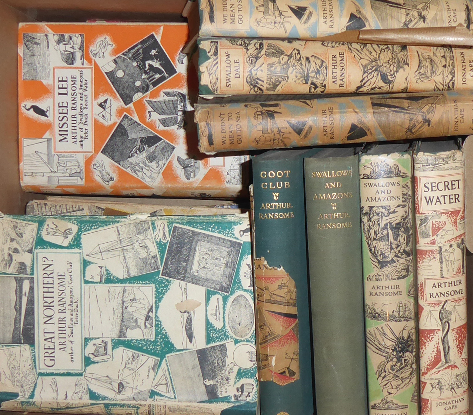 ARTHUR RANSOME, A QUANTITY OF BOOKS To include 'We Didn't Mean To Go To Sea' and others, mainly