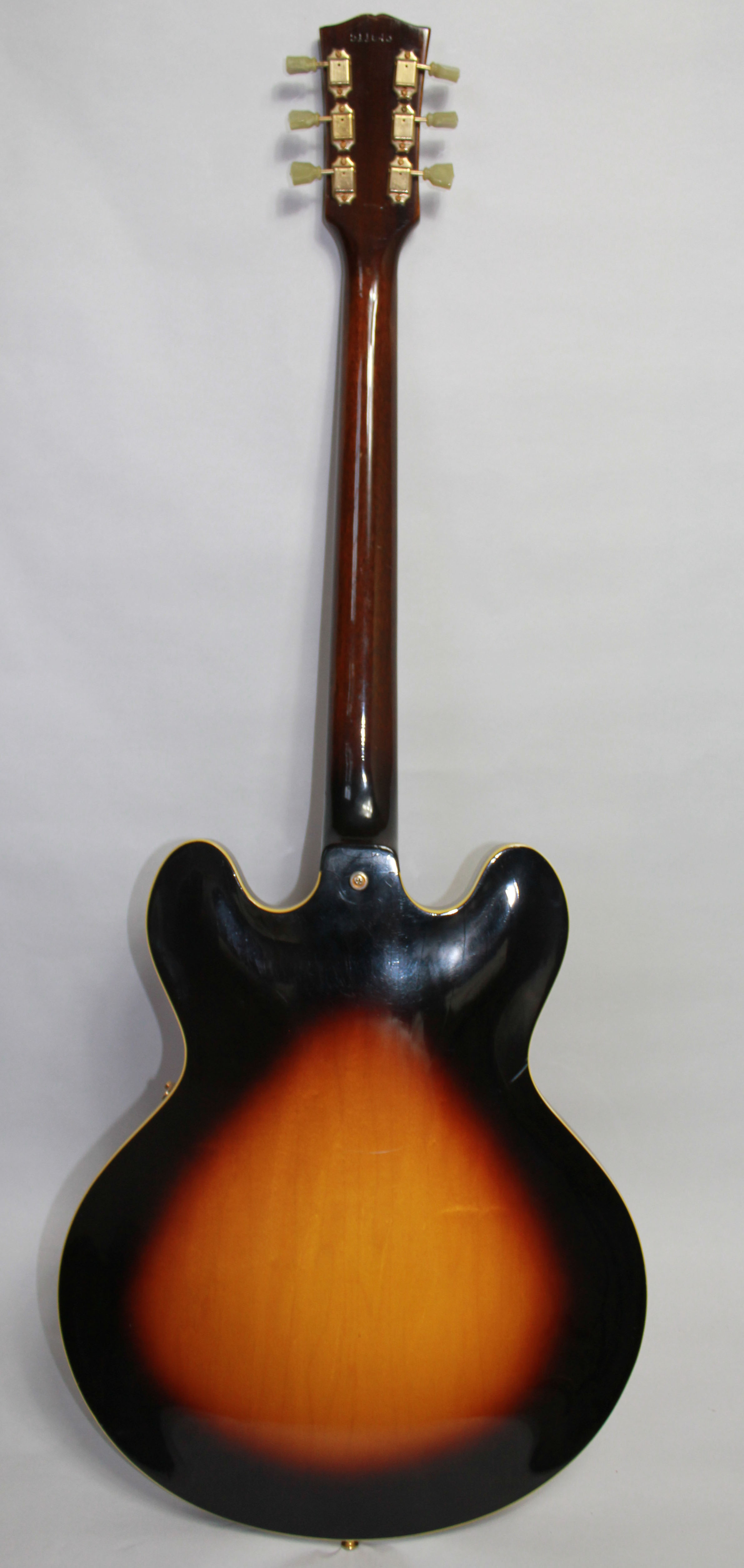 GIBSON, A VERY RARE ES 345 STEREO GUITAR, CIRCA 1965 (Minimum play), complete with hang tags, - Image 10 of 28