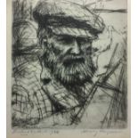 WITHDRAWN HENRY RAYNER, 1902 - 1959, 'WALTER SICKART, BATHMPTON', A 20TH CENTURY ETCHING WITHDRAWN