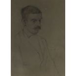 MAXWELL ARMFIELD, PENCIL PORTRAIT Study of the Artist's father, mounted, framed and glazed. (43cm