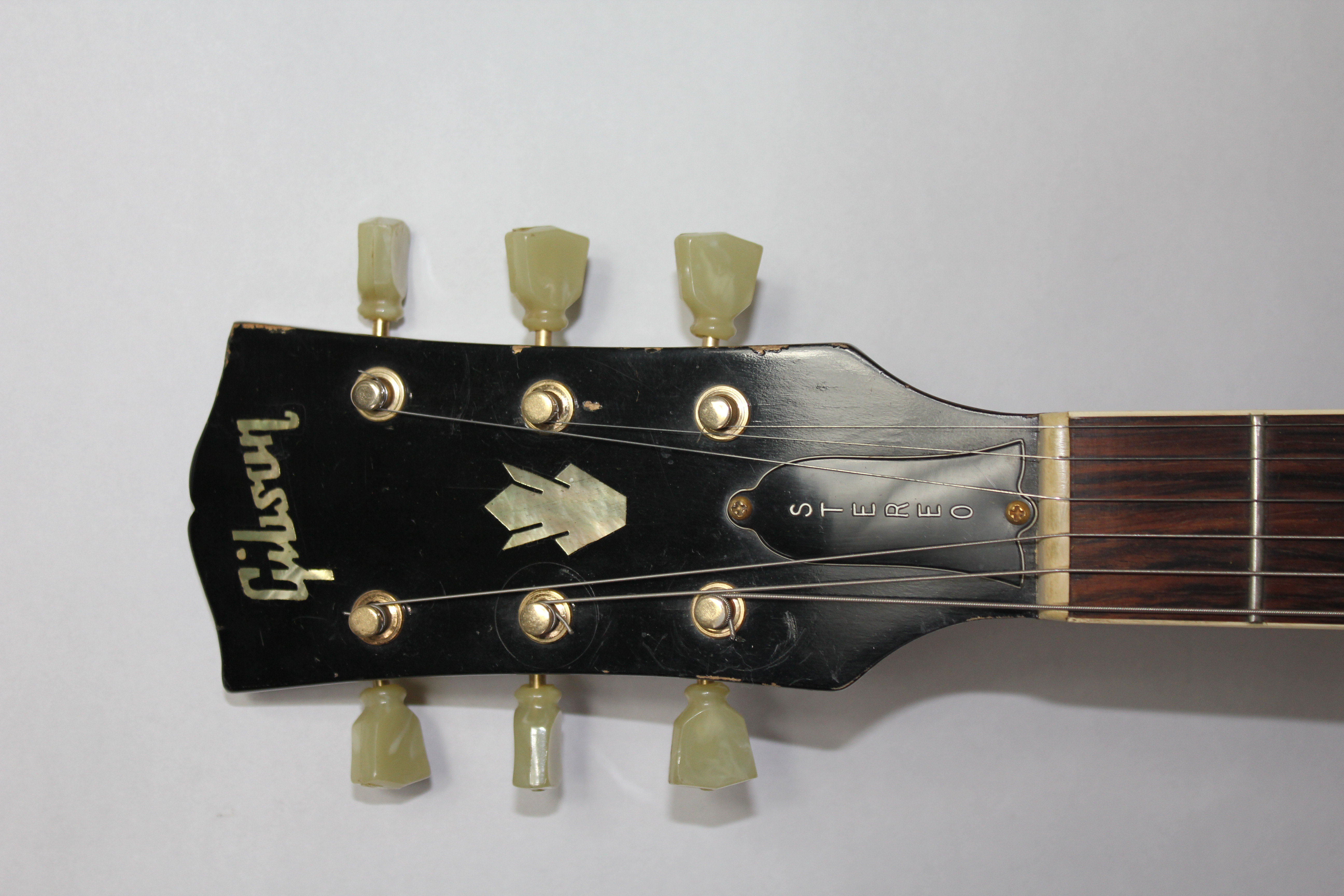 GIBSON, A VERY RARE ES 345 STEREO GUITAR, CIRCA 1965 (Minimum play), complete with hang tags, - Image 6 of 28