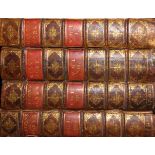 MILLER, LONDON, 1740, 'THE WORKS OF FRANCIS BACON', FOUR VOLUMES Contemporary mottled calf binding