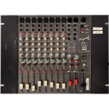 A MYNAH PLUS 8 CHANNEL MIXER 8-2-1 format with phantom power.