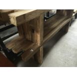 HANDMADE RECLAIMED BOGWOOD BENCH