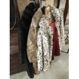 3 VINTAGE FUR COATS