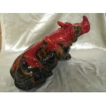 ROYAL DAULTON FLAMBE RHINO