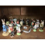 BESWICK BEATRIX POTTER (17 PIECES)