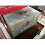 EX MILITARY TRAVELLING TRUNK