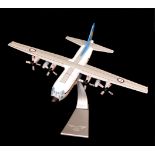 CORGI DIECAST, HERCULES C130 MODEL AIRPLANE Commemorating the fiftieth anniversary dated 1993,