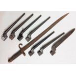 A COLLECTION OF EIGHT EARLY 20TH CENTURY BAYONETS To include a No9 MK1 and a bayonet without