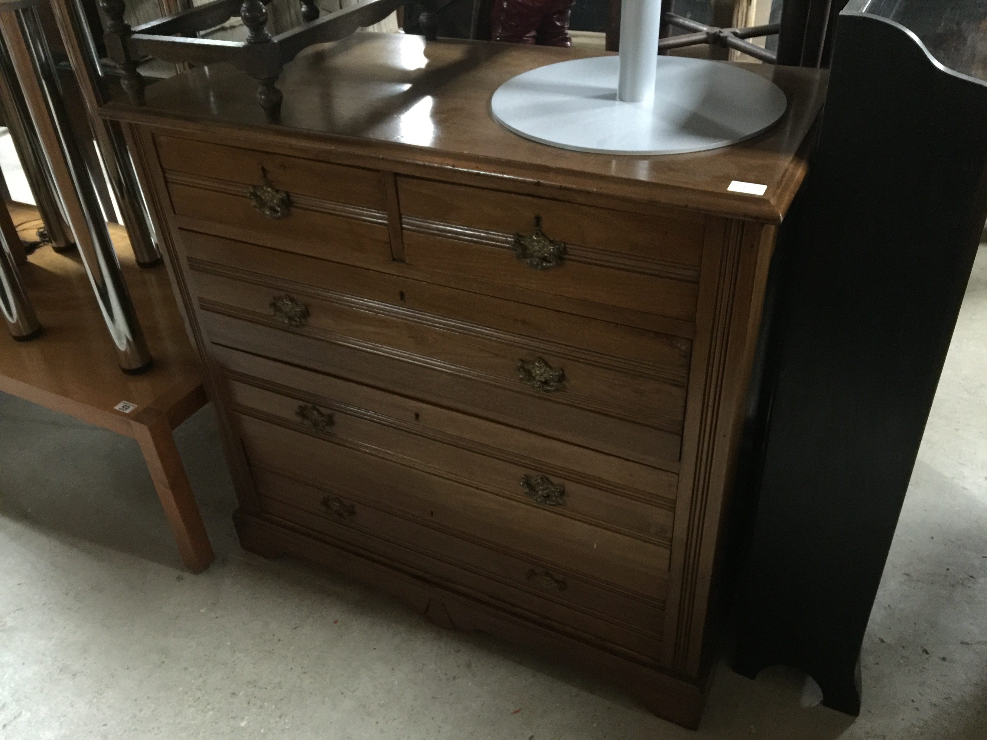 ASH CHEST OF DRAWERS - Image 2 of 2