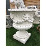 LION HEAD URN PLANTER