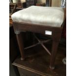 SMALL VICTORIAN UPHOLSTERED FOOTSTOOL PROJECT