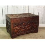 CARVED AFRICAN CHEST