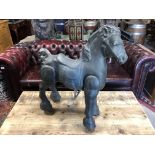 MOBO TIN CHILDS HORSE VINTAGE TOY