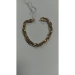 9CT GOLD LINK BRACELET 46.2G