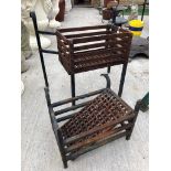 PAIR OF CAST IRON ELLAVALED FIRE BASKETS