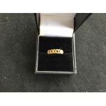 22CT GOLD RING SIZE K 1.4G