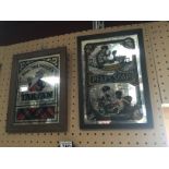 PAIR OF FRAMED MIRROR ADVERTS (PEAR SOAPS AND YOUNGERS TARTAN)