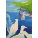 WINIFRED PICKARD, A PAIR OF ARTIST PROOF LIMITED EDITION PRINTS Titled 'Seagulls on Cornwall AP 78'