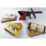 A COLLECTION OF VICTORIAN STEREOSCOPIC PHOTOGRAPHIC CARDS Including Japanese scenes, Henley Regatta,