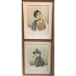 UMBERTO ZINI, 1878 - 1964, A PAIR OF EARLY 20TH CENTURY ITALIAN WATERCOLOURS Smoking gypsy boys,