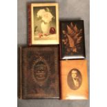 MAUCHLINE TYPE BINDINGS To include Scott Walter, 'The Lady of the Lake', two photographic plates,