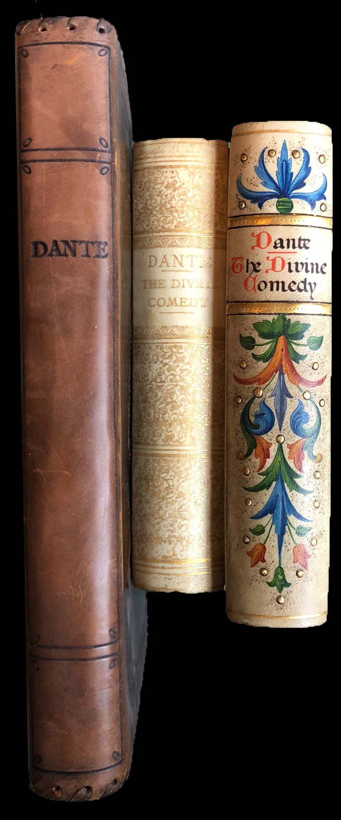 DANTE, 'DEVINE COMEDY', TWO FINE BINDINGS And 'A Vision of Dante'.