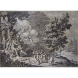 A COLLECTION OF 18TH CENTURY AND LATER BLACK AND WHITE ENGRAVINGS Including 'Venus Descend du Ciel',