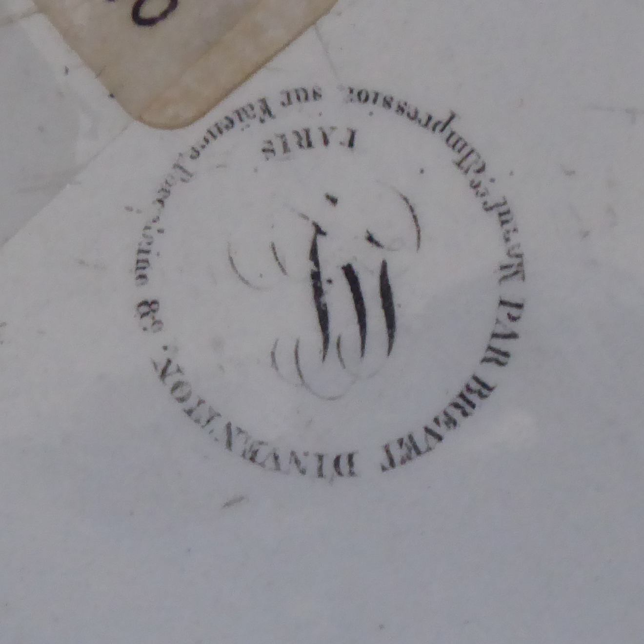 A FRENCH CREAMWARE PLATE Printed in black with a central circular panel enclosing Masonic symbols - Image 4 of 4