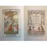 F.D. BEDFORD ILLUSTRATED, 'THE ORIGINAL POEMS BY TAYLOR' AND 'OLD FASHIONED TALES', WELLS