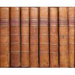 COLLINS, 'THE PEERAGE OF ENGLAND', EIGHT VOLS, FIFTH EDITION, 1789 With original boards.