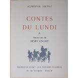 'CONTES DU LUNDI', LEMARIE ILLUSTRATED, INCLUDING FORE EDGE A VERY FINE BINDING.