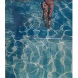 A 20TH CENTURY PHOTOGRAPHIC PRINT Female swimmer, signed lower right, marked 'Hip 2 0 1/5'A,