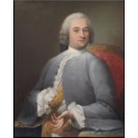 CIRCLE OF CHARLES-ANTOINE COYPEL, PARIS, 1694 - 1752, A FINE OIL ON CANVAS Portrait of a wealthy