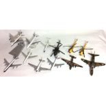 CORGI DIECAST, A COLLECTION OF TWELVE AIRPLANES To include a Royal Air Force Hawk, two Rescue