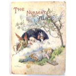 MACMILLAN, 'THE NURSERY ALICE', FIRST EDITION, 1890 Inscribed 'Mrs Allen from the Author, March