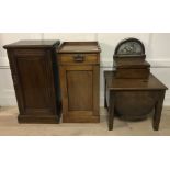 TWO MAHOGANY POT CUPBOARDS One by Ingram's of London, together with a 19th Century mahogany