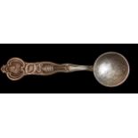 AN 18TH CENTURY AND LATER RUSSIAN SILVER COMMEMORATIVE SPOON The bowl bearing the portrait of Anna