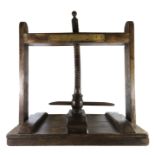 ALL SOULS LIBARY, OXFORD, 1654, A RARE AND LARGE 17TH CENTURY FRUITWOOD BOOK PRESS Bearing an