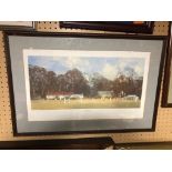 CRICKET INTEREST AFTER ROY PERRY, A FRAMED PRINT THE CLOSING MATCH