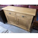 MODERN SOLID OAK SIDE GOOD QUALITY H X 85 D X 42 W X 121.5