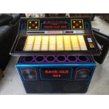 SEGA ROCK-OLA 454 JUKE BOX LIGHTS UP BUT WILL NEED SERVICING MEASUREMENTS: H X 120.5 D X 61 W X