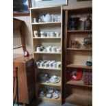 6 SHELVES OF ASSORTED PORCELAIN AND CHINA TABLEWARE INCLUDING ROYAL JUBILEE PIECES THROUGH THE AGES