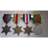 WW2 GROUP 4 MEDALS