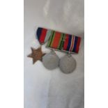 WW2 MEDAL GROUP 3 MEDALS