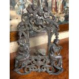 AN OLD PICTURE FRAME POSSIBLY COPPER