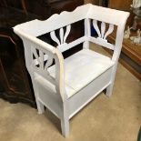 BLUE GARDEN / HALLWAY STORAGE BENCH