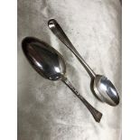 EARLY 17TH CENTURY SOLID SILVER SERVING SPOONS