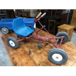 TRI-ANG PEDAL CO CART METAL. VERY GOOD CONDITION